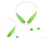 GEARONIC TM Wireless Sport Stereo Headset Bluetooth Earphone headphone for Samsung LG iPhone Green