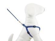 Dog Pet Nylon Harness Adjustable Safe Control Restraint Cat Puppy Walk Collar Chest Strap Vest Blue S