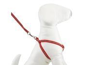 Dog Pet Nylon Harness Adjustable Safe Control Restraint Cat Puppy Walk Collar Chest Strap Vest Red S