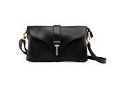 GEARONIC TM Fashion Women Handbag Shoulder Bag Tote Purse Satchel Messenger PU Leather Crossbody Bag Black