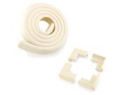 GEARONIC TM 4Pcs Child Baby Kids Safety Corner Edge Protectors Table Soft Cover Protector Cushion Guard Beige