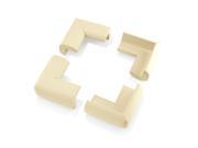 GEARONIC TM 4Pcs Child Baby Kids Safety Corner Edge Protectors Soft Cover Protector Cushion Guard Beige