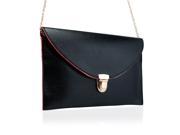 GEARONIC TM Fashion Women Handbag Shoulder Bags Envelope Clutch Crossbody Satchel Purse Leather Lady Messenger Hobo Bag Black