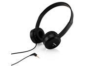 3.5mm GEARONIC TM Stereo Headphone Earphone Headset with Mic and Answer Phone Function For iPhone iPod MP3 MP4 PC Tablet Laptop Black