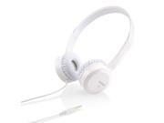 3.5mm GEARONIC TM Stereo Headphone Earphone Headset with Mic and Answer Phone Function For iPhone iPod MP3 MP4 PC Tablet Laptop White