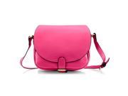 GEARONIC TM Fashion Women Crossbody Handbag PU Leather Shoulder Bag Tote Purse Ladies Satchel Messenger Hobo Bags Hot Pink