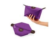 GEARONIC TM Travel Cosmetic Bag Storage Pouch Purse Makeup Case Multifunction Toiletry Zipper Wash Organizer Handbag Purple