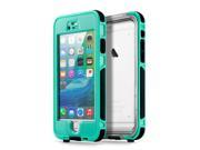 GEARONIC TM Waterproof Shockproof Dirt Snow Proof Durable Touch Screen Case Cover for Apple iPhone 6 6S Green