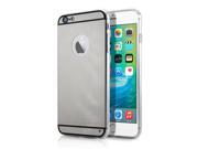 GEARONIC TM Luxury Aluminum Ultra thin Mirror Back Metal Case Cover for Apple iPhone 6 6S 4.7 Black