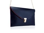 GEARONIC TM Fashion Women Handbag Shoulder Bags Envelope Clutch Crossbody Satchel Purse Leather Lady Messenger Hobo Bag Midnight Blue