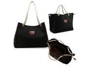 Oct17 Women Lady Fashion Tote Canvas Shoulder Bags Hobo Messenger Handbag Bag Purse Black