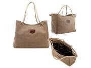 Oct17 Women Lady Fashion Tote Canvas Shoulder Bags Hobo Messenger Handbag Bag Purse Khaki