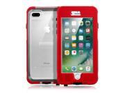 GEARONIC TM Durable Swimming Waterproof Shockproof Dirt Snow Proof Case for Apple iPhone 7 Plus Red