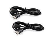 Penguin United 2 pcs 1.8M 6FT Extension Cable for Official Nintendo NES Classic 20160 Edition Controller and COMPAIBLE 3rd PARTY CONTROLLER.