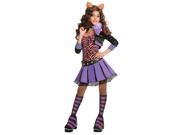 Girl s Deluxe Clawdeen Wolf Monster High Costume