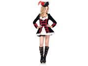 Womens Sexy Charming Pirate Captain Costume