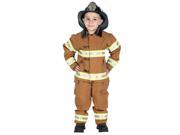 Aeromax FFT 1214 Kid s Tan Junior Firefighter Costume