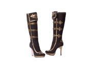 Sexy Black and Gold Pirate Boot