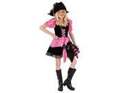 Punk Pirate Girl s Pink Costume