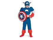 Captain America Boy s Muscle Costume