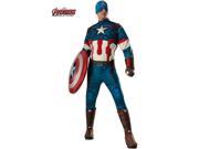 Adult Avengers 2 Captain America Deluxe Costume