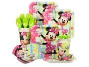 Minnie Mouse Birthday Party Standard Tableware Kit Serves 8 Party Supplies