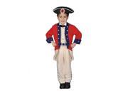 Children s Colonial Soldier Costume Set