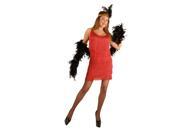 Adult Fashion Flapper Red Costume