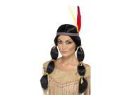 American Indian Black Wig for Women