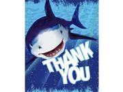 Shark Thank You Notes Party Supplies