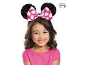 Pink Minnie Sequin Ears Child Size