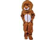Adult Unisex Lion Mascot Costume