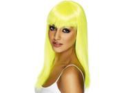Wig Neon Yellow Glamourama