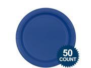 Big Party Pack Dinner Plates 9 50 Pkg Bright Royal Blue