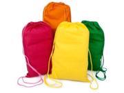 Solid Drawstring Backpacks each Party Supplies