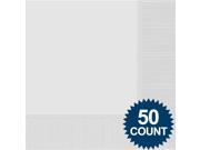 White 2 Ply Luncheon Napkins 50 ct. Party Supplies
