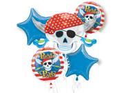 Pirate Mylar Balloon Bouquet each Party Supplies