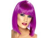 Wig Neon Purple Glam