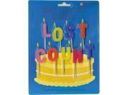 Lost Count Pick Candles Set Each Party Supplies