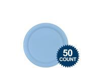 Light Blue 7 Cake Plates 50 Pack Party Supplies