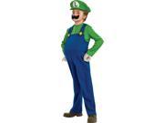 Deluxe Super Mario Bros Luigi Costume for Boys