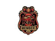 Fire Chief Badge 4 Pack Party Supplies