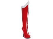 Adult Super Hero Boots red white