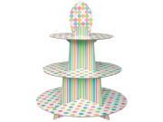 Pastel Baby Shower Cupcake Stand Each Party Supplies
