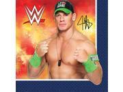 WWE Beverage Napkins 16 Pack Party Supplies