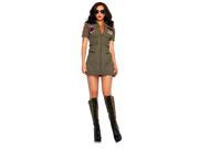 Sexy Top Gun Flight Dress Women s Costume