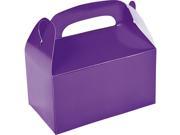 Purple Treat Favor Boxes 6 Pack Party Supplies