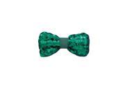 Forum Novelties 51840F St Patricks Day Green Sequin Bow Tie