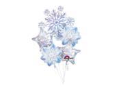 Snowflake Balloon Bouquet Party Supplies