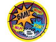 Superhero Cake Plate 8 Pack Party Supplies